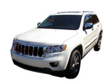 2011-2018 Grand Cherokee Ventvisor Outside Mount Window Deflectors Smoke 4-Piece - View 3 | Dirty Garage