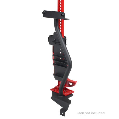 Go Rhino 18-24 Jeep Wrangler JL/JLU/JT Front Fender Jack Mount for Hi-Lift Jack - Tex. Blk - View 19 | Dirty Garage