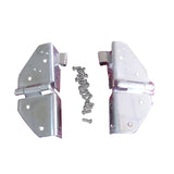 Rugged Ridge 76-95 Jeep CJ / Jeep Wrangler Stainless Steel Windshield Hinges - View 2 | Dirty Garage