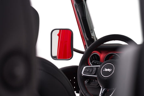 Rugged Ridge 18-20 Jeep Wrangler JL/JT Rectangular Trail Mirror - View 5 | Dirty Garage