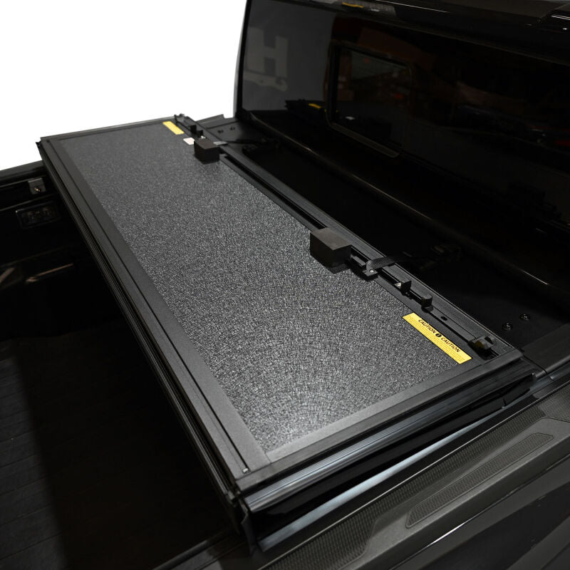 Westin 24-26 Toyota Tacoma 2WD/4WD 5ft. Bed Hard Tri-Fold Tonneau Cover - Black - View 5 | Dirty Garage
