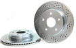 2002-2010 Dodge Front Slotted Drilled Zinc Plated Brake Rotor | Dirty Garage