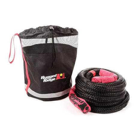 Rugged Ridge Kinetic Recovery Rope with Cinch Storage Bag | Dirty Garage