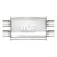 Universal Muffler Mag Stainless Steel 14x4x9 2.5 D/D | Dirty Garage