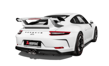 2018 Porsche 911 GT3 Slip-On Race Line Titanium w/o Tail Pipe Set - View 2 | Dirty Garage
