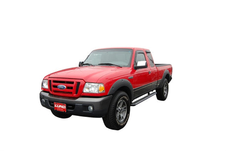 1999-2011 Ranger Fixed Window Ventvisor Outside Mount Window Deflectors 4-Piece Smoke - View 4 | Dirty Garage