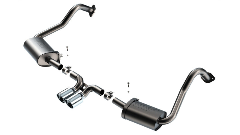 Borla 17-22 Porsche Cayman/Boxster 718 2.0L 4 Cyl. AT/MT RWD 2DR 2.25in S-Type Exhaust | Dirty Garage
