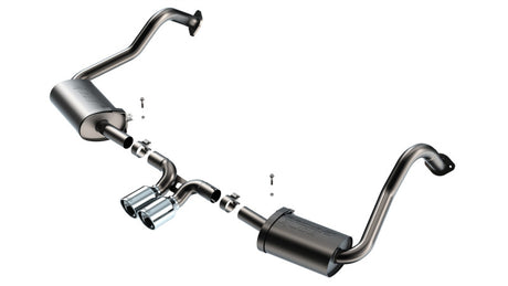 Borla 17-22 Porsche Cayman/Boxster 718 2.0L 4 Cyl. AT/MT RWD 2DR 2.25in S-Type Exhaust | Dirty Garage
