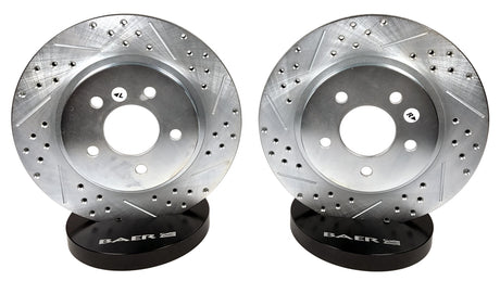 2005-2014 Ford Mustang Rear Brake Rotor - View 3 | Dirty Garage