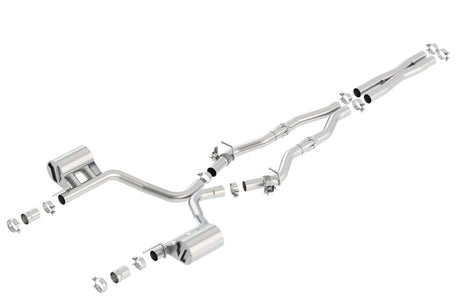 Borla 16-17 Dodge Challenger R/T 5.7L MT/AT ATAK Catback Exhaust (w/MDS Valves ONLY) - View 2 | Dirty Garage