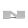 Universal Illuminated LED N Letter Badges Matte White Surface Finish | Dirty Garage