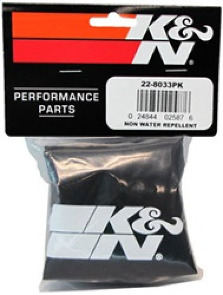 Universal PreCharger Tapered Air Filter Wrap Black 6in Height/6in Diameter - View 5 | Dirty Garage