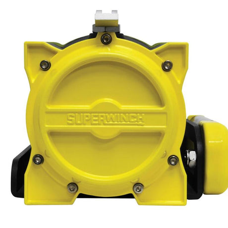 Universal S5500SR 12V DC Winch w/ Yellow Synthetic Rope - View 2 | Dirty Garage