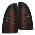 2005-2015 Tacoma Luxx-Series LED Tail Lights Black Red with Activation Light Sequential Signal | Dirty Garage