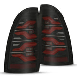 2005-2015 Tacoma Luxx-Series LED Tail Lights Black Red with Activation Light Sequential Signal | Dirty Garage