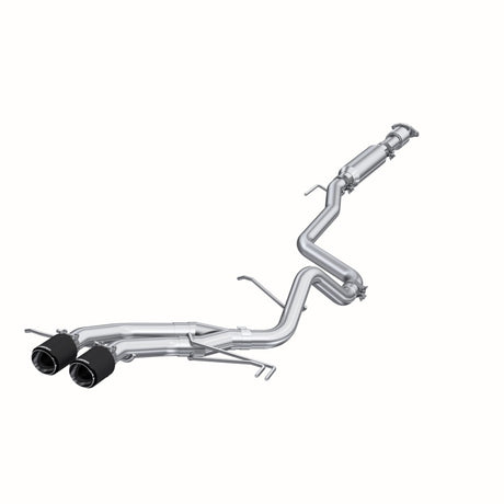 2013-2018 Veloster Turbo 2.5" Cat Back w Carbon Fiber Tips - View 2 | Dirty Garage