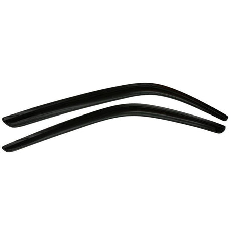 2014-2018 Transit Ventvisor Outside Mount Window Deflectors Smoke 2-Piece - View 2 | Dirty Garage