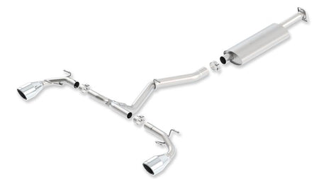 Borla 13-15 Scion FR-S 2.0L 4cyl 6spd / 13 Subaru BRZ 2.0L 4cyl 6spd SS Catback Exhaust - View 2 | Dirty Garage