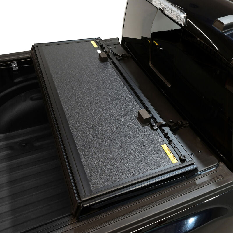Westin 15-25 Ford F-150 5ft. 7in. Bed Hard Tri-Fold Tonneau Cover - Black - View 6 | Dirty Garage