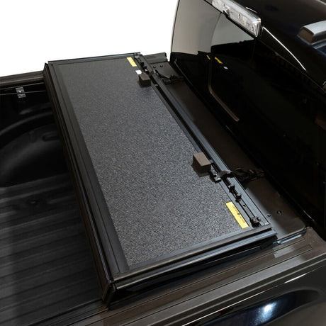 Westin 15-25 Ford F-150 5ft. 7in. Bed Hard Tri-Fold Tonneau Cover - Black - View 6 | Dirty Garage