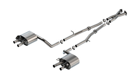 Borla 22-23 Kia Stinger 3.3L V6 Turbo 2.25in Pipe Dia Dual Split Rear Exit S-Type Cat-Back Exhaust - View 2 | Dirty Garage