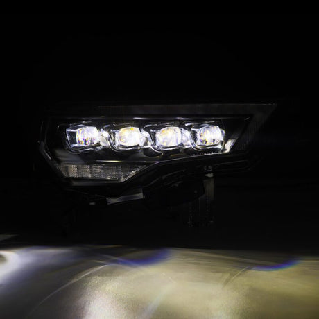 2014-2024 4Runner Nova-Series LED Projector Black Headlight Active Light Sequence Signal Smooth Body DRL - View 3 | Dirty Garage