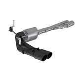 2019- Chevrolet 1500 Pre-Axle Dual Side Exit 4" OD Tip Black Coated | Dirty Garage