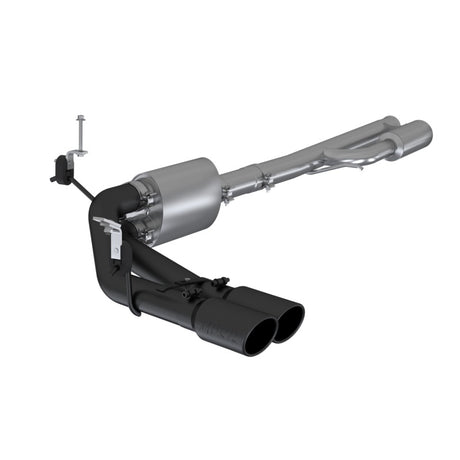 2019- Chevrolet 1500 Pre-Axle Dual Side Exit 4" OD Tip Black Coated | Dirty Garage