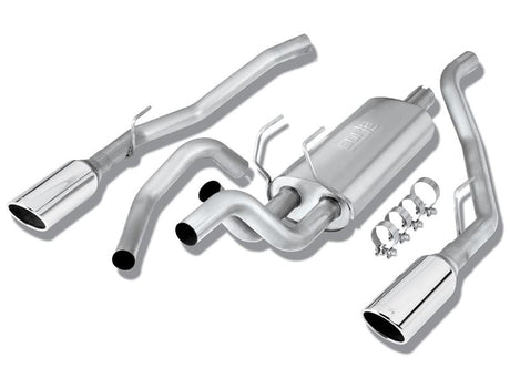 Borla 09-14 Dodge Ram 1500 5.7L V8 2/4WD Crew/Extended Cab SS Catback Exhaust - View 3 | Dirty Garage