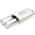 Universal Muffler w/ Tip Mag Stainless Steel 14x5x8 2.25/3 | Dirty Garage