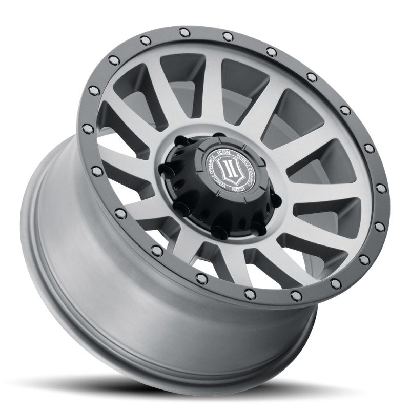 Universal Compression HD 18x9 8x170 6mm Offset 5.25" BS Titanium Wheel - View 3 | Dirty Garage