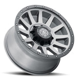 Universal Compression HD 18x9 8x170 6mm Offset 5.25" BS Titanium Wheel - View 3 | Dirty Garage