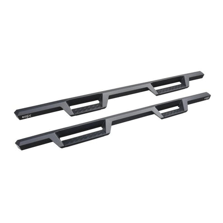 2019-2026 GM 1500/HD Crew Cab HDX Series Textured Black Drop Nerf Step Bars | Dirty Garage