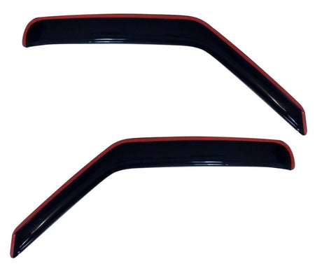 2007-2014 E-150 Ventvisor In-Channel Window Deflectors 2-Piece Smoke - View 2 | Dirty Garage