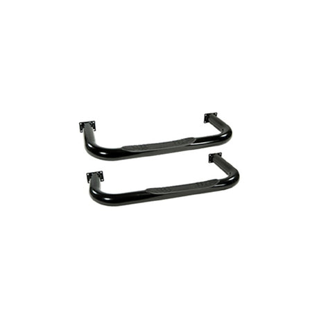 Rugged Ridge 3in Round Tube Side Steps Black 76-83 CJ5 | Dirty Garage