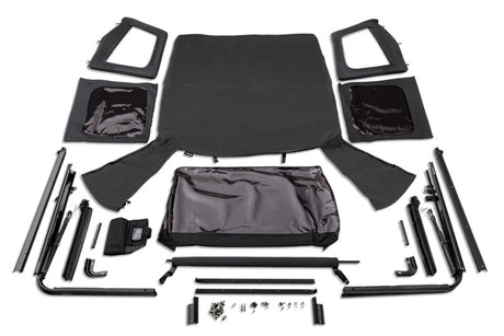 Rugged Ridge Complete Soft Top w/Black Frame 76-95 Jeep Wrangler CJ/YJ | Dirty Garage