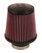 Universal Rubber Filter - Round Tapered 6in Base OD x 3in Flange ID x 6in H | Dirty Garage