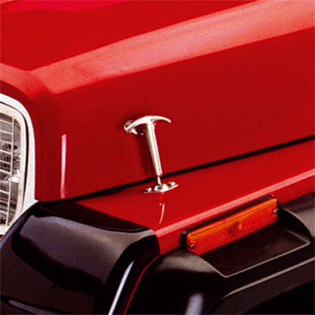 Rugged Ridge 41-95 Jeep CJ / Jeep Wrangler Hood Catch Kit Stainless - View 3 | Dirty Garage