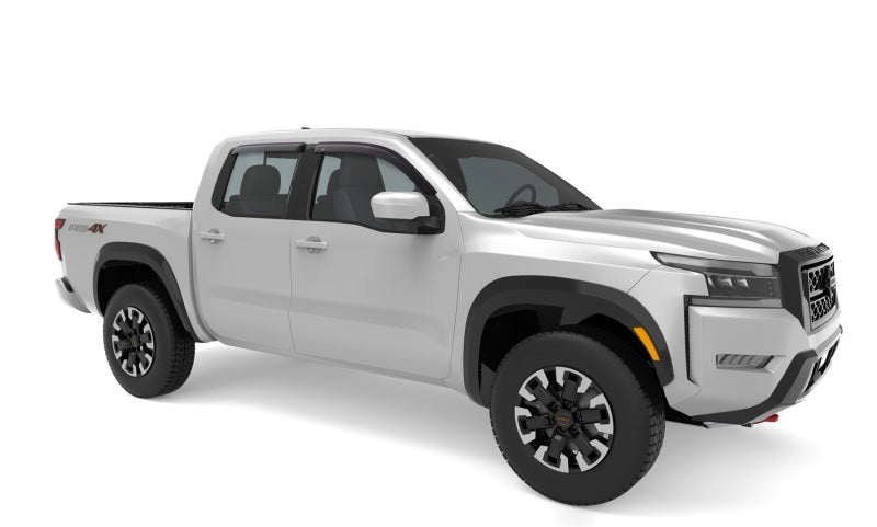 2022 Frontier Crew Cab Ventvisor Window Deflectors Smoke 4-Piece - View 4 | Dirty Garage