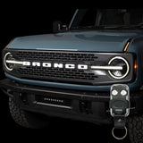 2022-2026 Bronco Luminix DRL LED Lights w/ Pair of Hood Limb Riser Replacements - View 2 | Dirty Garage