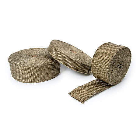 Universal Titanium Exhaust Wrap 1/16 Inch Thick 2 Inch X 50 Foot | Dirty Garage