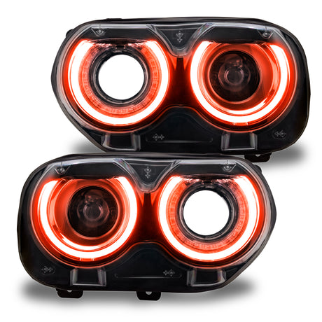 2015-2021 Challenger RGB+W Headlight DRL Upgrade Kit ColorSHIFT+W - View 7 | Dirty Garage
