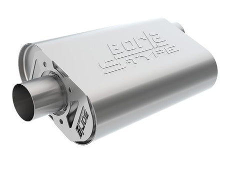 Borla CrateMuffler LS3 ATAK 2.5in Offset/Offset 14inx4.35inx9in Muffler | Dirty Garage
