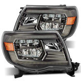 2005-2011 Tacoma Luxx-Series Crystal Alpha Black Headlights Activation Light DRL - View 2 | Dirty Garage