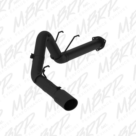 2017-2019 Superduty 6.7L 4" Filter Back Single Tip Black Coated Exhaust - View 2 | Dirty Garage
