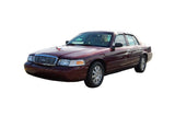 1998-2011 Crown Victoria Ventvisor Outside Mount Window Deflectors Smoke 4-Piece - View 3 | Dirty Garage