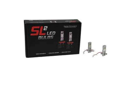 Universal H3 Yellow SL2 LED Bulbs pair - View 3 | Dirty Garage
