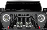 Universal Pre-Runner Style LED Grill Light Kit Amber w/ Tinted Lens - View 6 | Dirty Garage