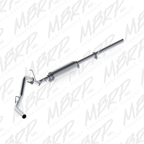 2009-2013 GM 1500 4.8/5.3L Cat Back Single Side AL P Series Exhaust | Dirty Garage