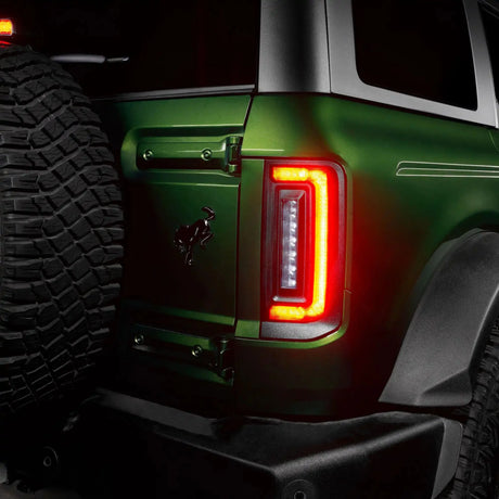 2021-2025 Bronco Flush Style Lensless LED Tail Lights, Tinted - View 3 | Dirty Garage